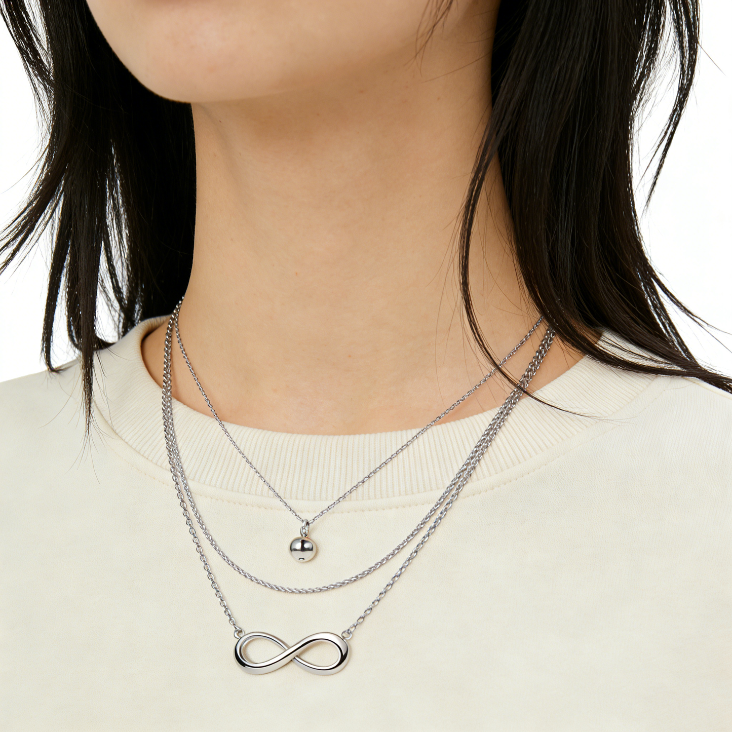 Minimalist Infinity Symbol (Figure 8) Necklace