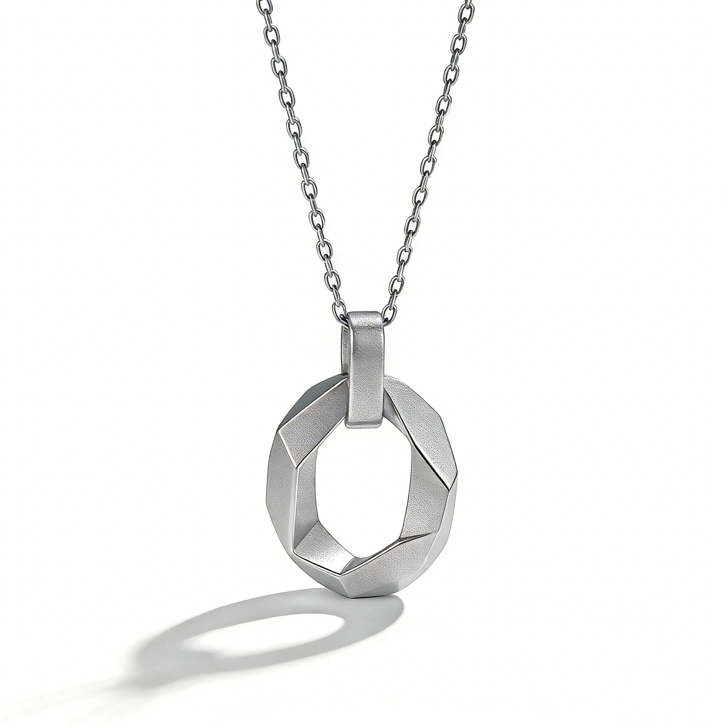 Mobius Ring Geometric Choker Necklace