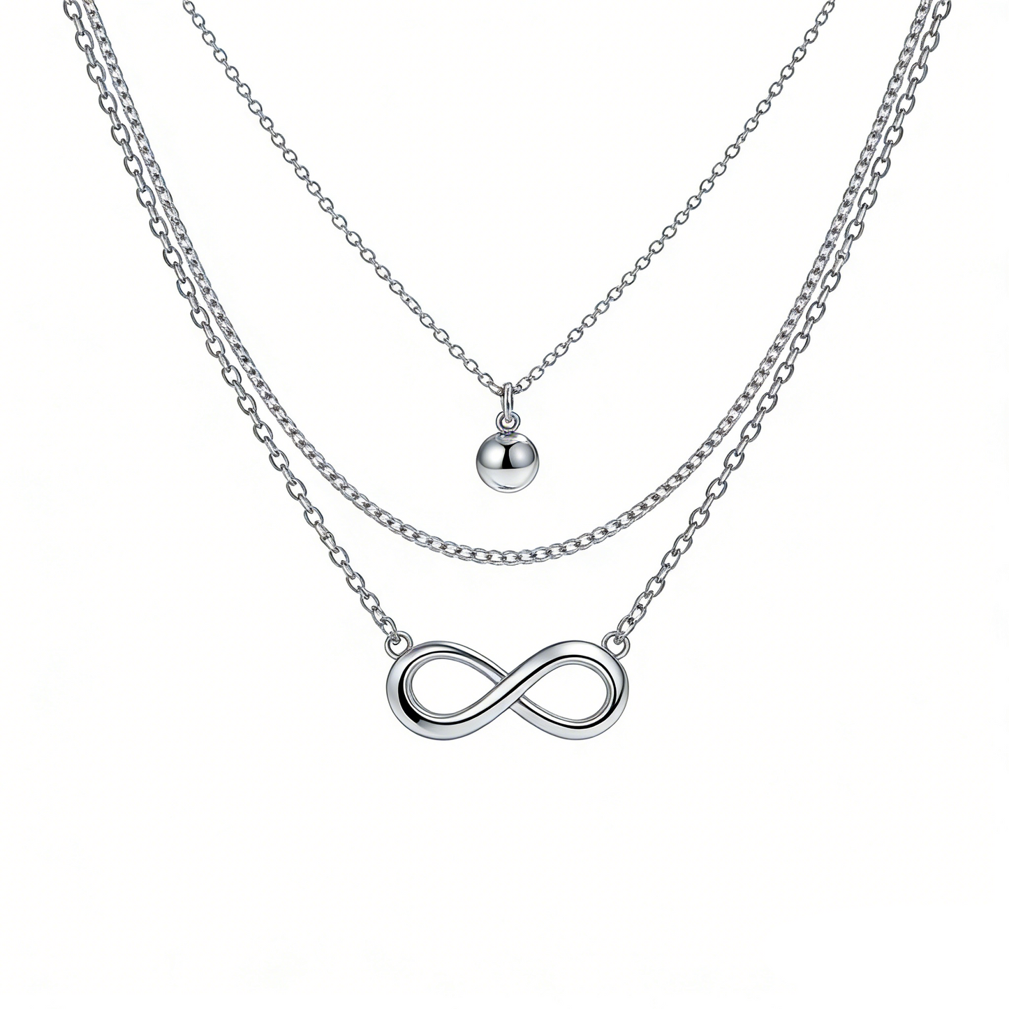 Minimalist Infinity Symbol (Figure 8) Necklace