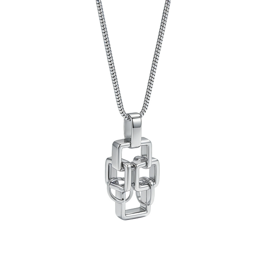 Personalized Lucky Number Block Necklace